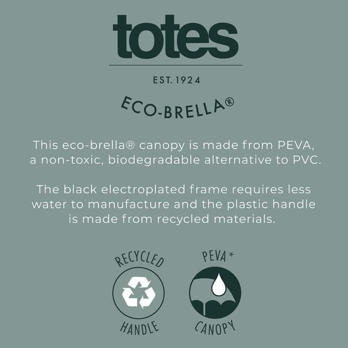 totes® Clear PVC Dome Umbrella Blue  Extra Image 4